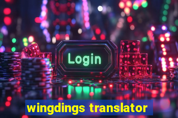 wingdings translator